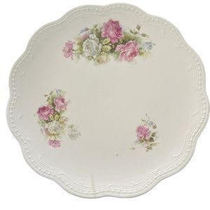 ❌SOLD❌ Antique Porcelain Plate (circa 1908) with Hand Painted Roses